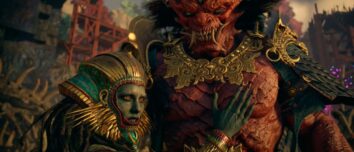 Sekhmet and Begtse in God of War Laufey