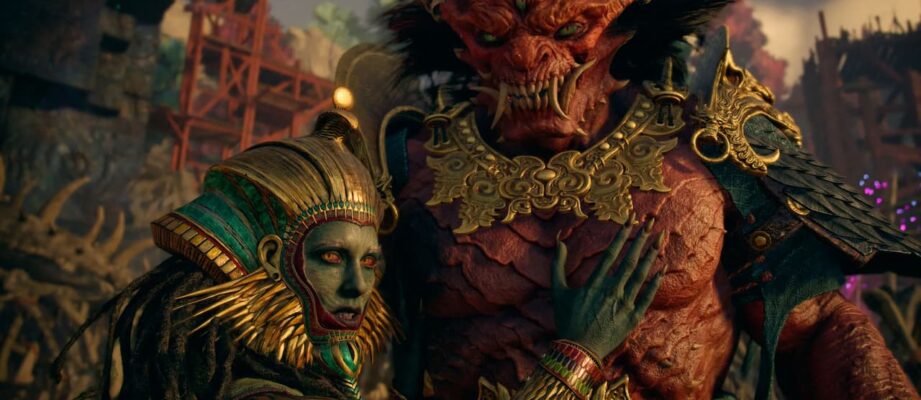 Sekhmet and Begtse in God of War Laufey