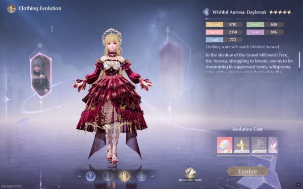 Wishful Aurosa Alternate Outfit Evolutions V0 Z1n5cmmz256e1