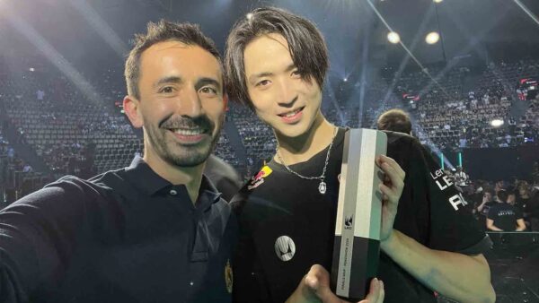 Ismael Pedraza with Hans Sama